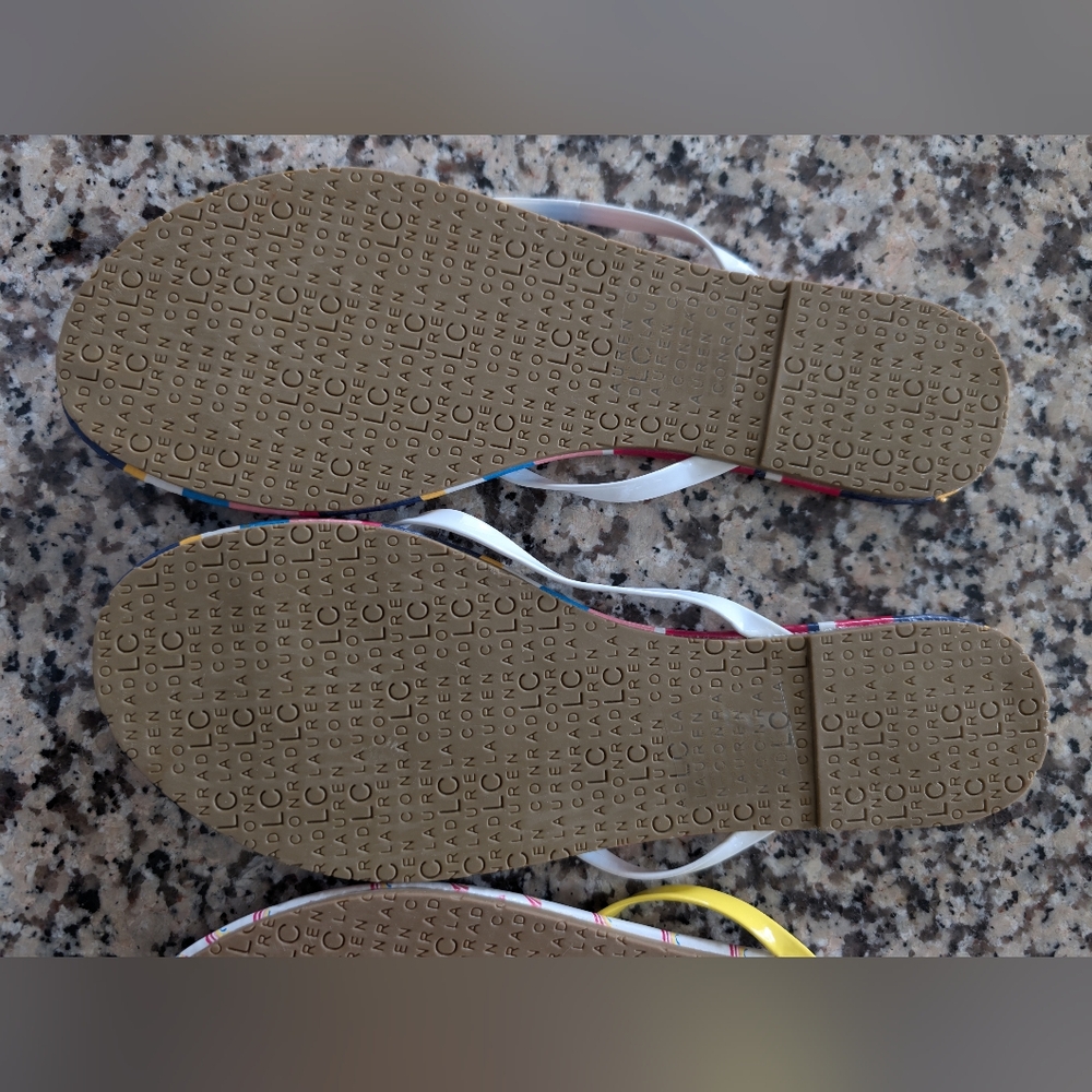 Lauren Conrad Colorful Flip Flops (2) - Picture 6 of 8